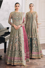EMBROIDERED NET CH12-02 UNSTITCHED