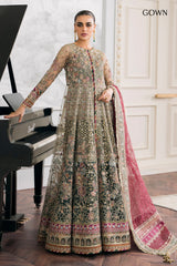 EMBROIDERED NET CH12-02 UNSTITCHED