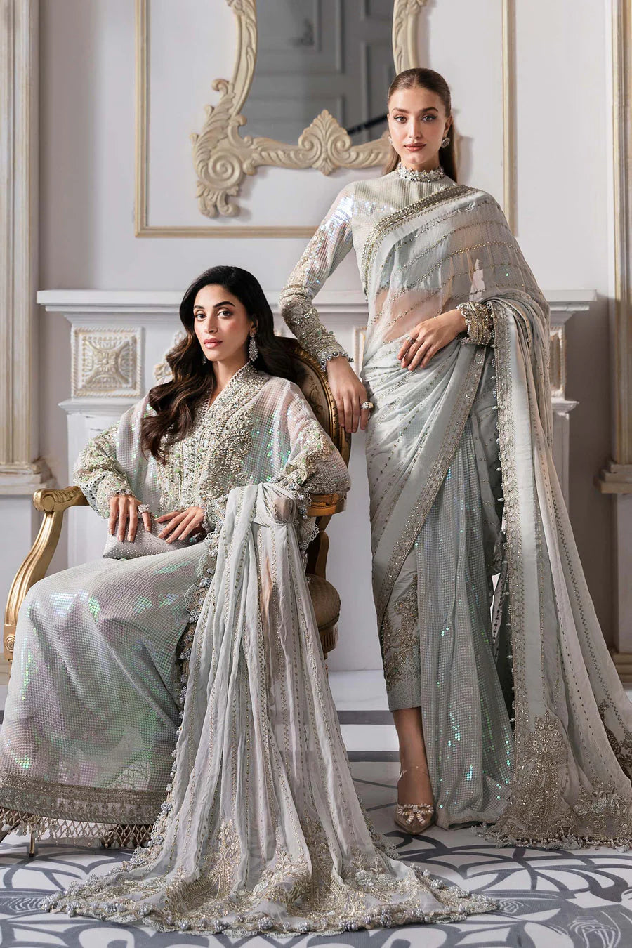 Maria B BD-3005 Mbroidered Wedding Collection 2025