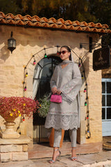 Noor by Saadia Asad Luxe Chikankari Unstitched Lawn 3Pc Suit D1-B