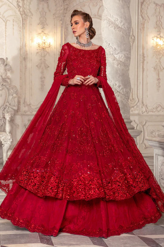 MARIA B COUTURE RED MC-043